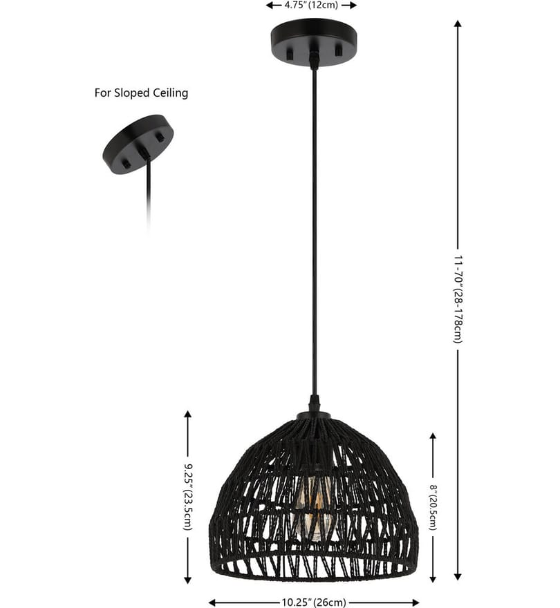 Jonathan Y - Campana 10.25" Pendant by Jonathan Y - Image 10