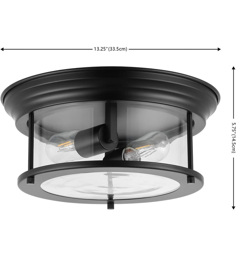 Jonathan Y - Lauren 13.25" Flush Mount by Jonathan Y - Image 5
