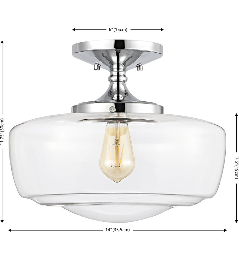 Jonathan Y - Marfa 14" Flush Mount by Jonathan Y - Image 7
