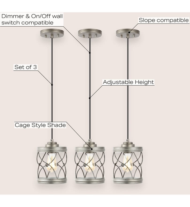 Jonathan Y - Marelle 6.5" Pendant (Set of 3) by Jonathan Y - Image 4