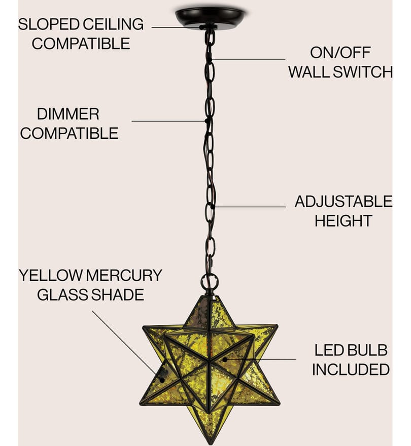 Jonathan Y - Stella 12" Pendant by Jonathan Y - Image 6
