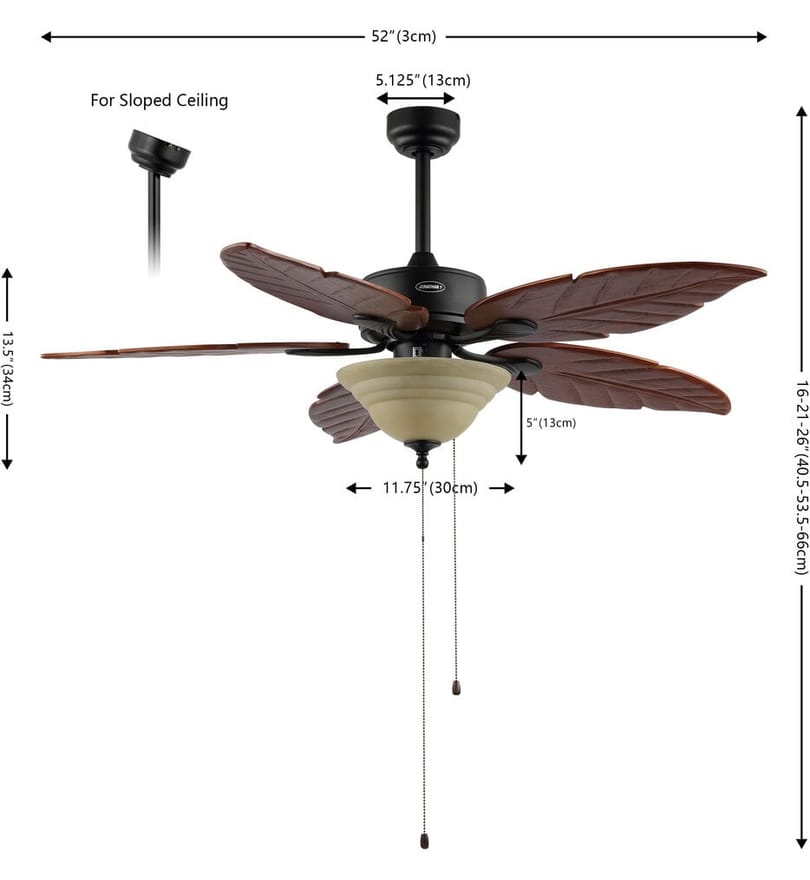 Jonathan Y - Poinciana 52" Ceiling Fan by Jonathan Y - Image 9