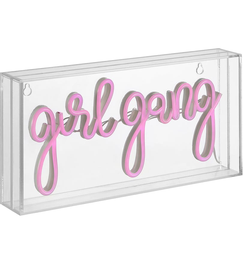Jonathan Y - NEN1002A - Girl Gang Neon Sign by Jonathan Y