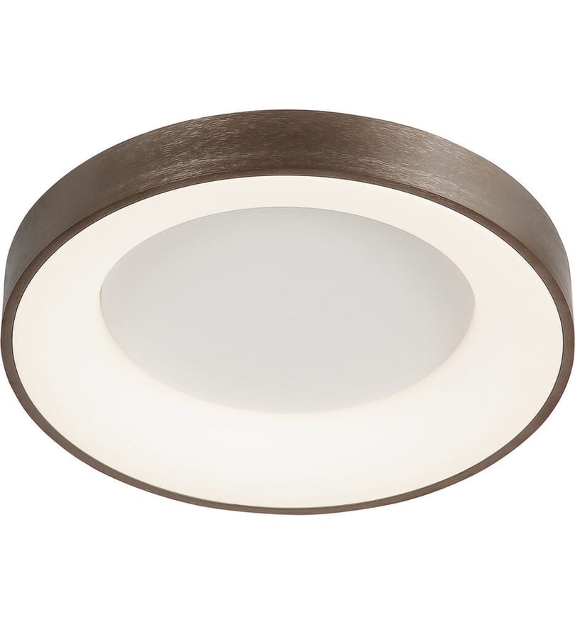 Justice Design Group - ACR-4051-OPAL-LTBZ - Sway 19" Flush Mount by Justice Design Group