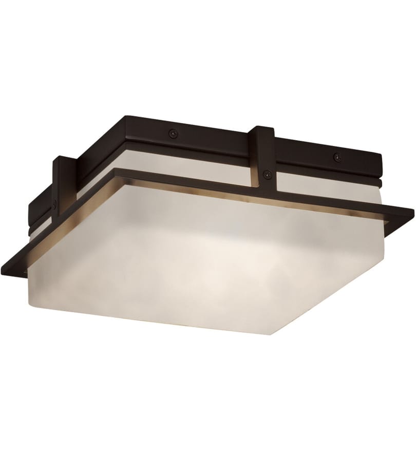 Justice Design Group - Avalon 10" Outdoor Flush Mount by Justice Design Group