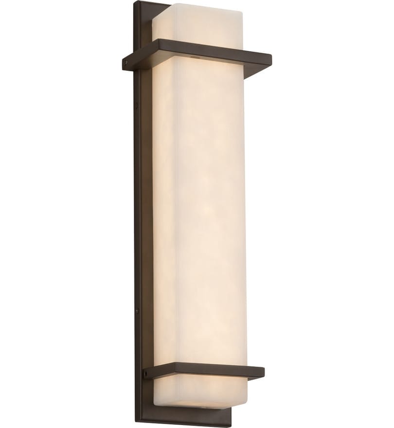 Justice Design Group - Monolith 20" Outdoor Wall Sconce by Justice Design Group