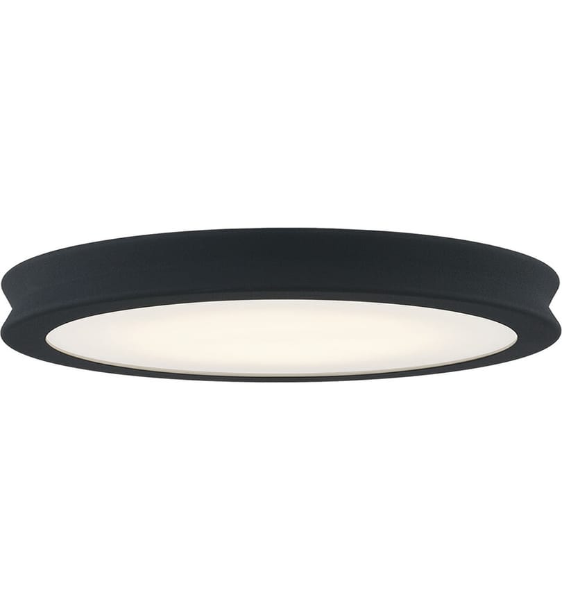 Justice Design Group - FSN-4182-OPAL-MBTX - Bevel 16.5" Flush Mount by Justice Design Group