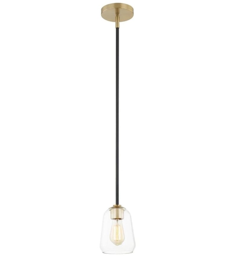 Justice Design Group - FSN-8103-CLER-MBBR - Arcwell 5.5" Pendant by Justice Design Group