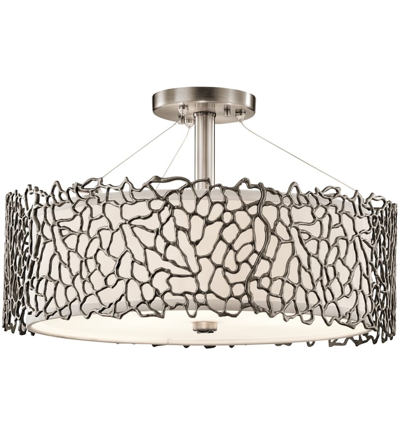Kichler - 43346CLP - Silver Coral 18.25" Pendant by Kichler - Image 2