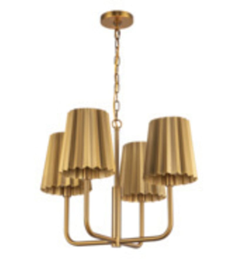 Alora Mood - Plisse 22.5" Chandelier by Alora Mood - Image 2