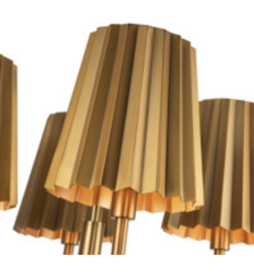 Alora Mood - Plisse 22.5" Chandelier by Alora Mood - Image 5