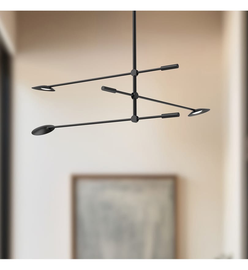 Kuzco - CH90132-BK - Rotaire 32.5" Chandelier by Kuzco - Image 2