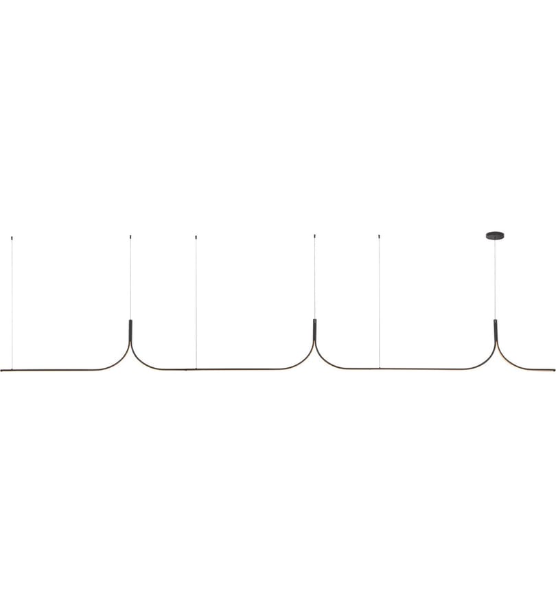 Kuzco - LP17915-BK-UNV-010-RT - Thread 177.25" Linear Suspension by Kuzco