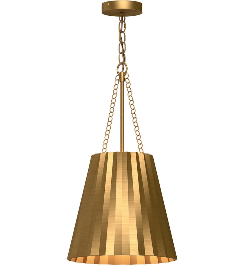 Alora Mood - Plisse 12.125" Pendant by Alora Mood