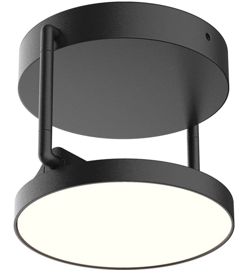 Kuzco - SF72205-BK - Novel 6.125" Semi-Flush by Kuzco