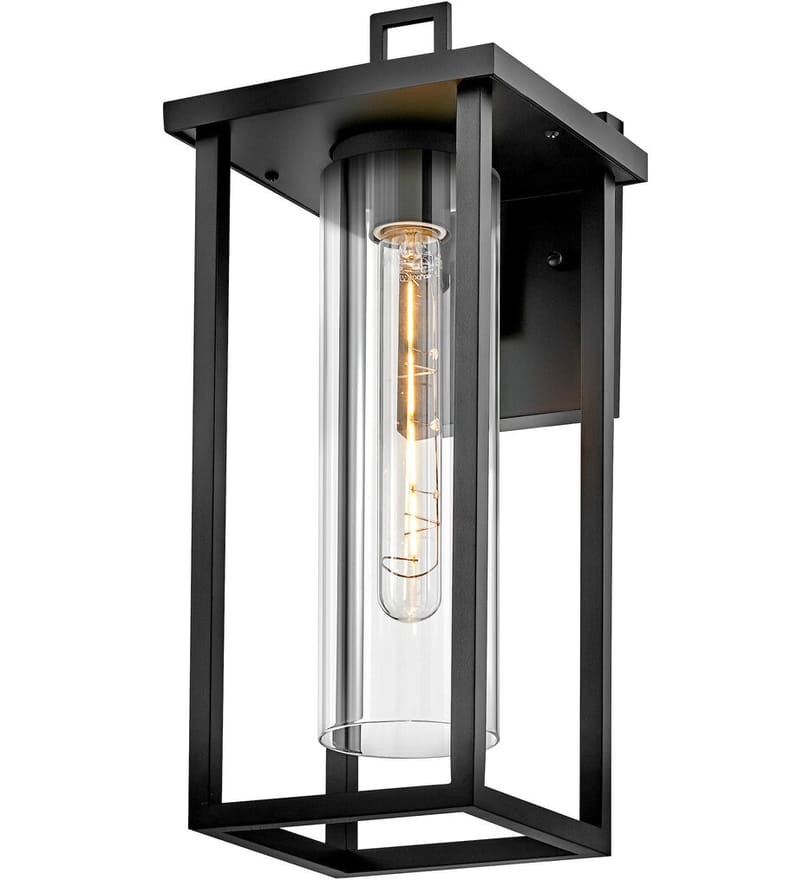 Lark - 81424BK - Mateo 17" Outdoor Wall Sonce by Lark - Image 4