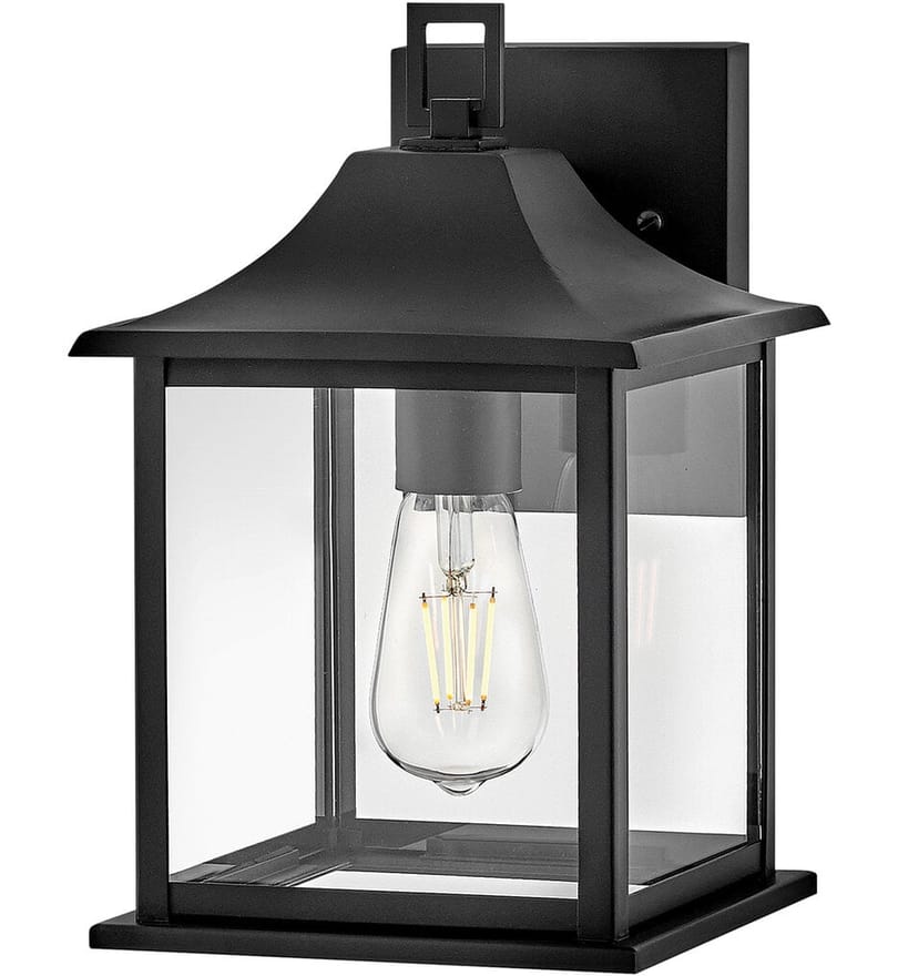 Lark - 81590BK - Nolan 12" Outdoor Wall Sconce by Lark