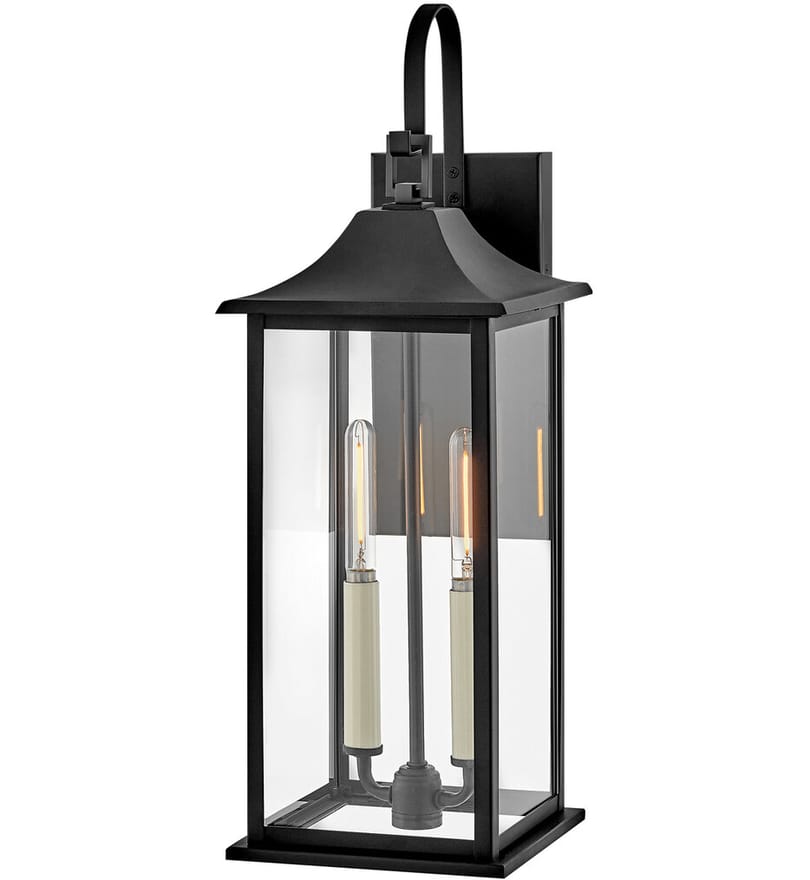 Lark - 81594BK - Nolan 21.5" Outdoor Wall Sconce by Lark