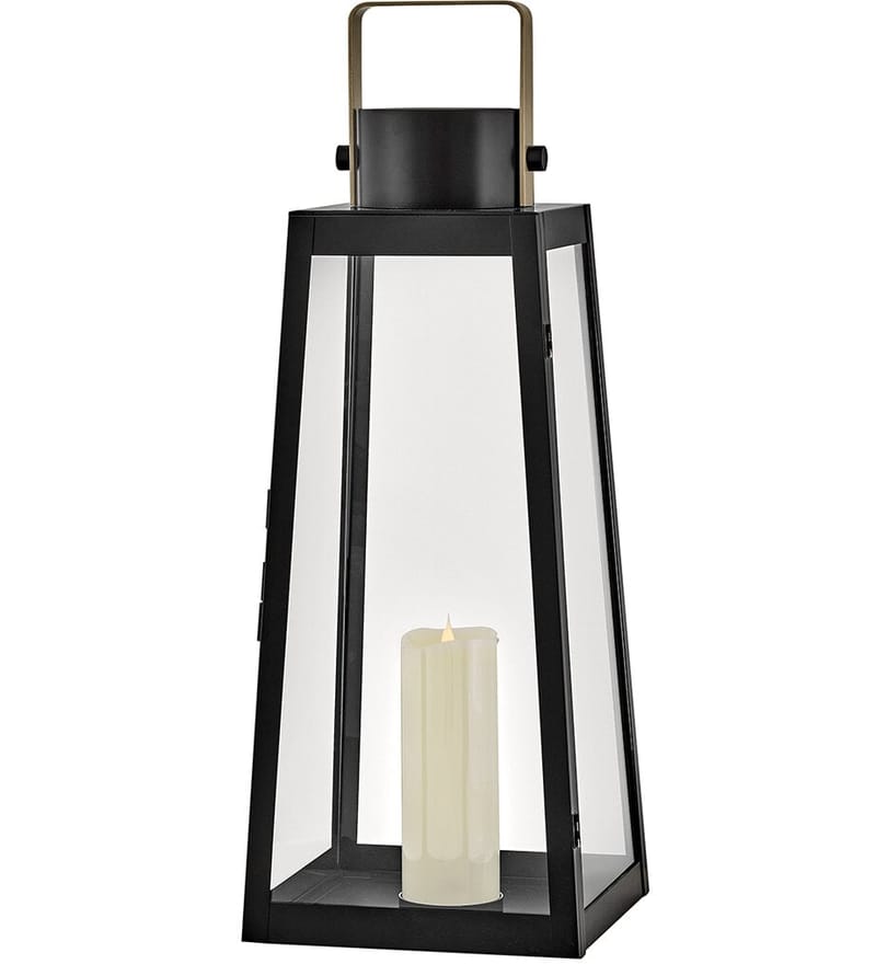 Lark - 82312BK - Hugh 28" Outdoor Lantern by Lark