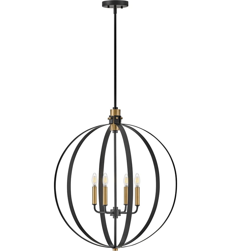 Lark - 83034BK - Cirque 24" Chandelier by Lark - Image 3