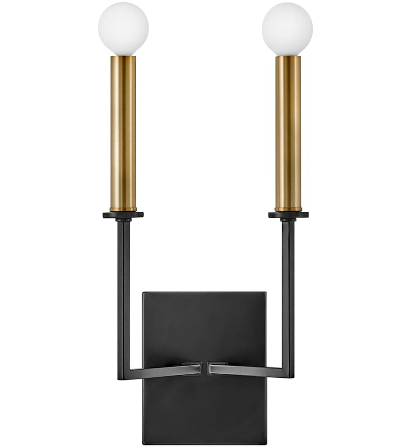 Lark - 83152BK - Lazlo 15.25" Wall Sconce by Lark