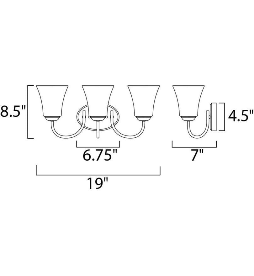 Maxim Lighting - Logan 19" Bath Vanity Light by Maxim Lighting - Image 3