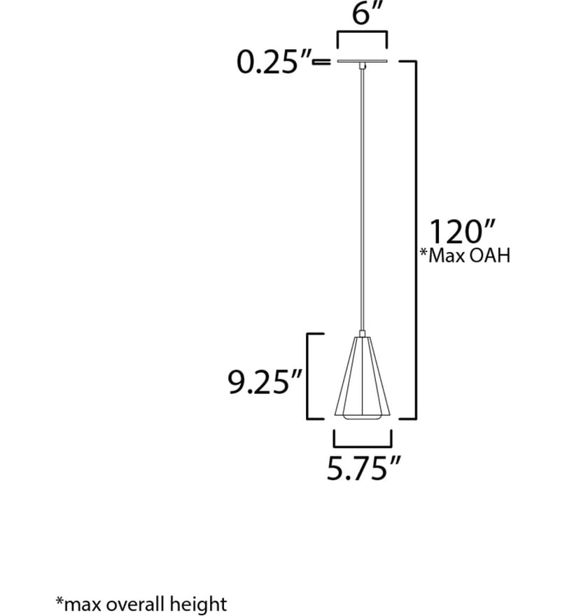 Maxim Lighting - 10811SWBKAB - Rizzo 5.75" Pendant by Maxim Lighting - Image 5