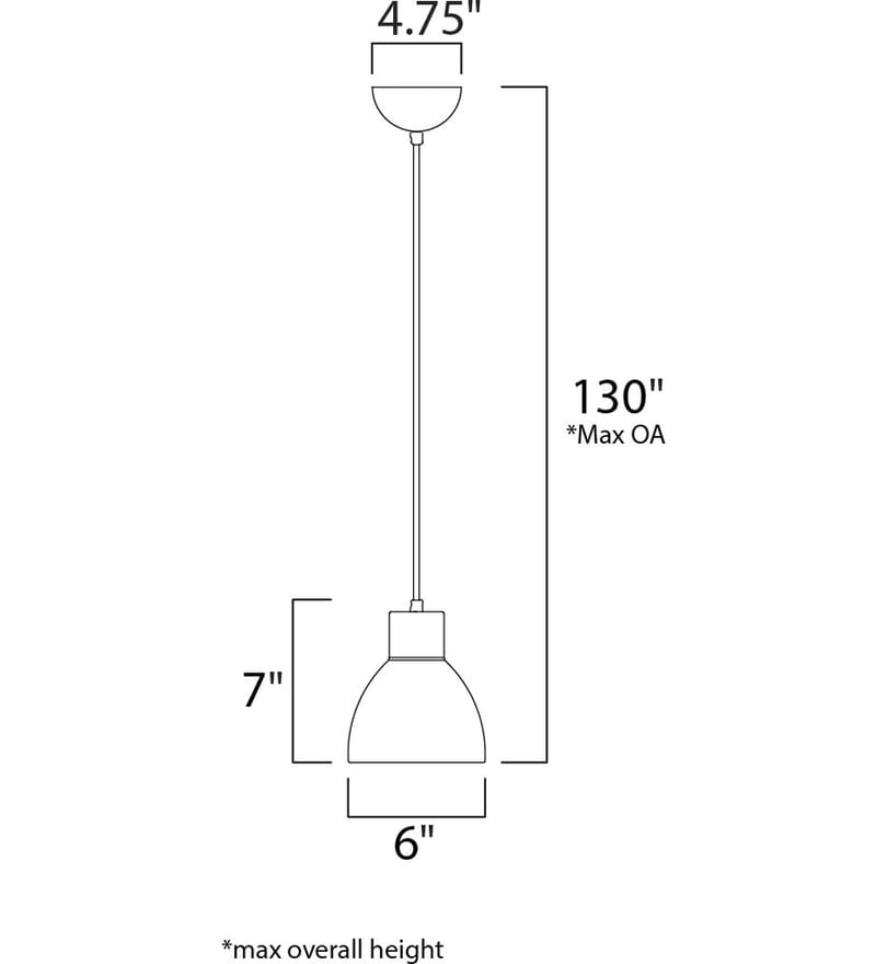 Maxim Lighting - Cora 7" Pendant by Maxim Lighting - Image 3