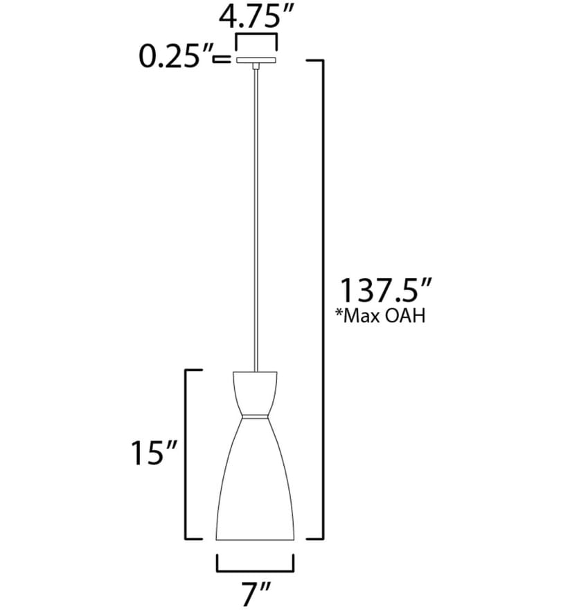 Maxim Lighting - Carillon 7" Pendant by Maxim Lighting - Image 2