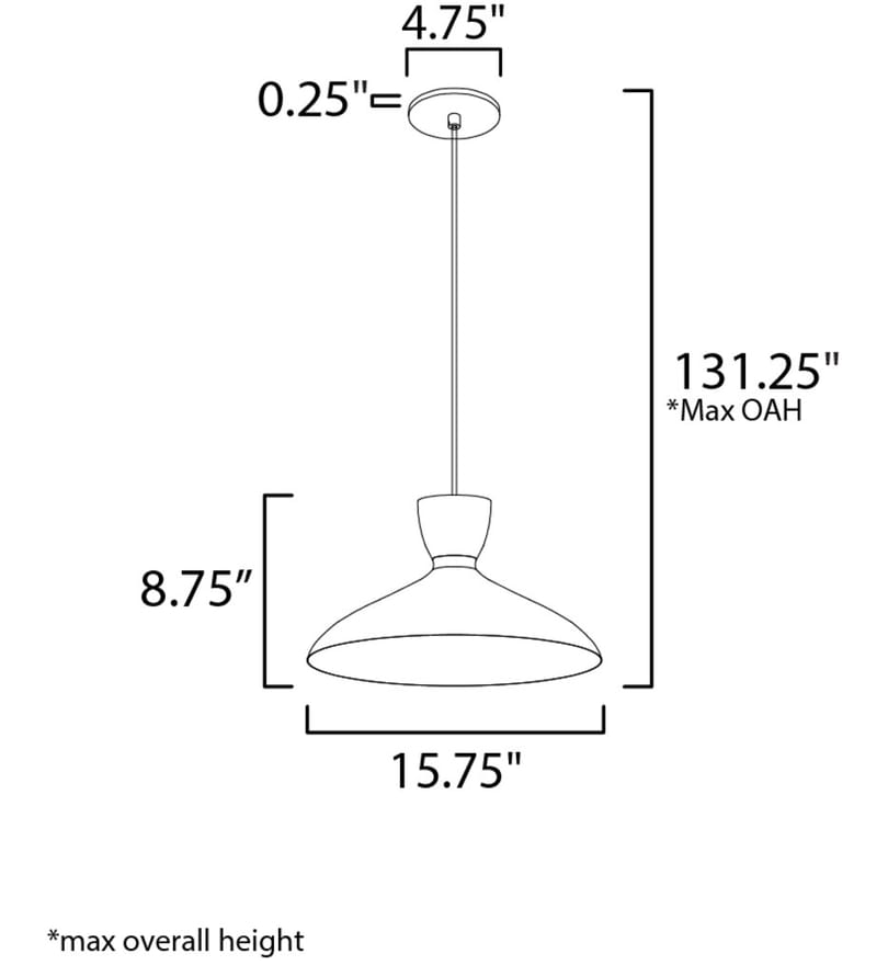 Maxim Lighting - Carillon 15.75" Pendant by Maxim Lighting - Image 3