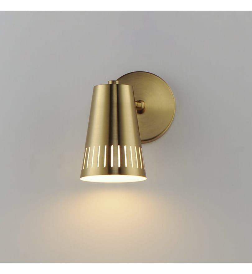 Maxim Lighting - 11431NAB - Helsinki 8" Wall Sconce by Maxim Lighting - Image 3