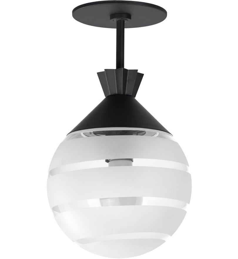 Maxim Lighting - 12441CLFTBK - Copacabana 7.75" Semi-Flush by Maxim Lighting