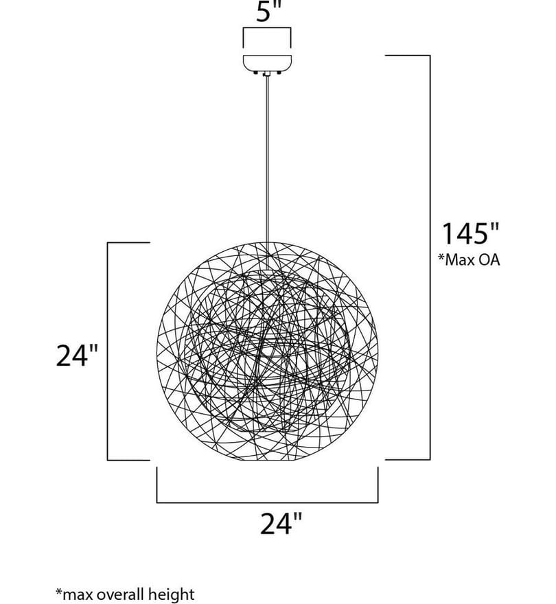 Maxim Lighting - Bali 24" Pendant by Maxim Lighting - Image 6