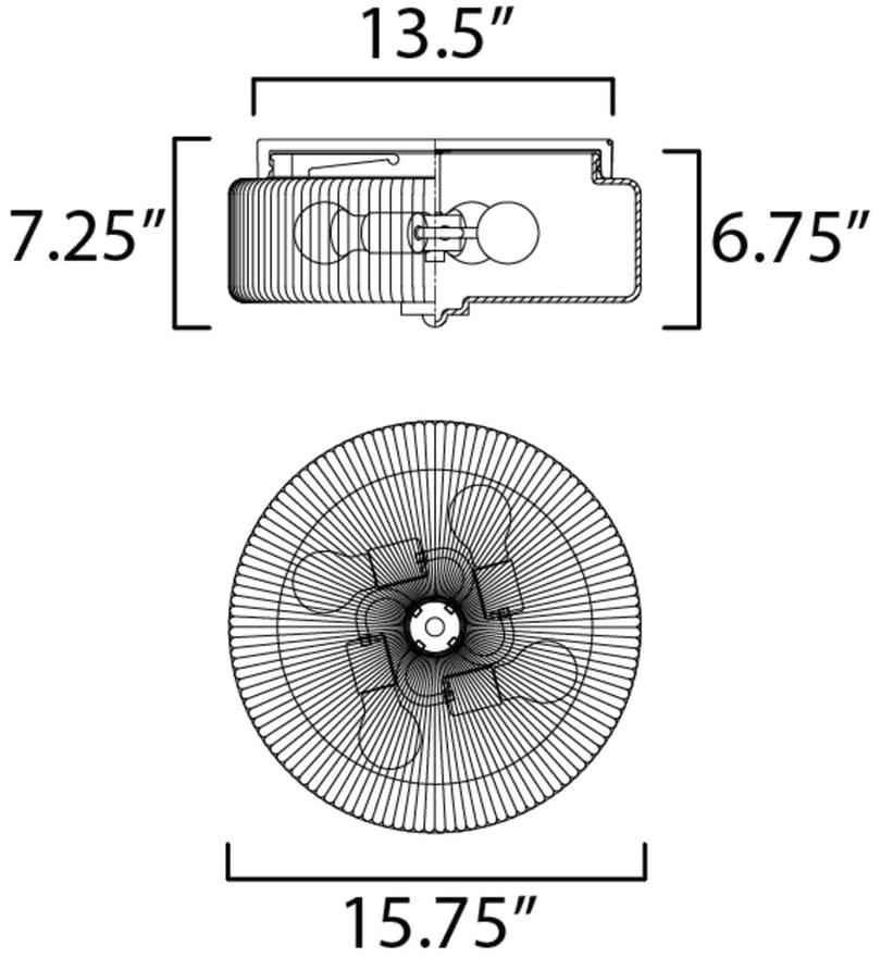 Maxim Lighting - Kasbah 15.75" Flush Mount by Maxim Lighting - Image 5