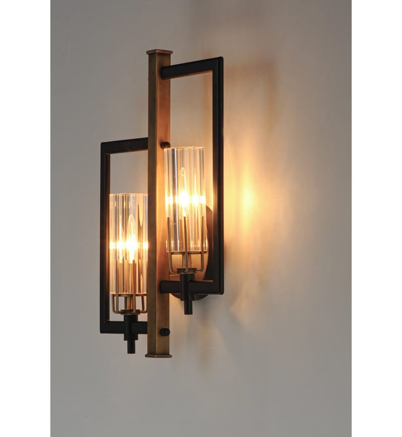 Maxim Lighting - 16112CLBKAB - Flambeau 18" Wall Sconce by Maxim Lighting - Image 3