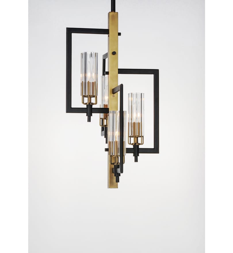Maxim Lighting - 16114CLBKAB - Flambeau 13" Chandelier by Maxim Lighting - Image 5
