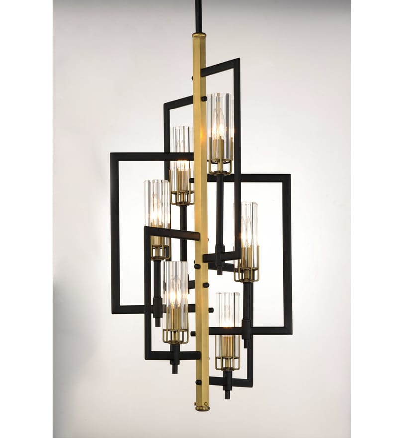 Maxim Lighting - 16116CLBKAB - Flambeau 19.25" Chandelier by Maxim Lighting - Image 6