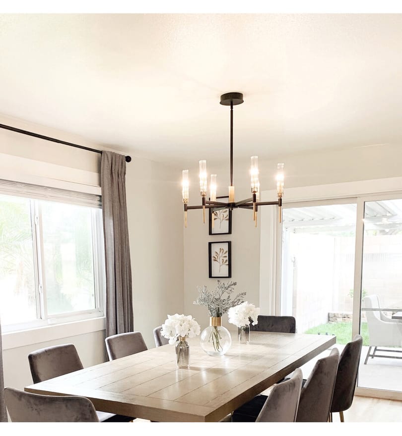 Maxim Lighting - 16125CLBKAB - Flambeau 24.75" Chandelier by Maxim Lighting - Image 3
