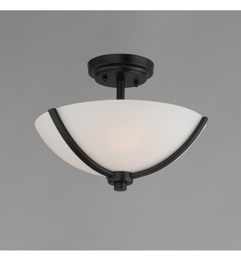 Maxim Lighting - Deven 14" Semi-Flush by Maxim Lighting - Image 3
