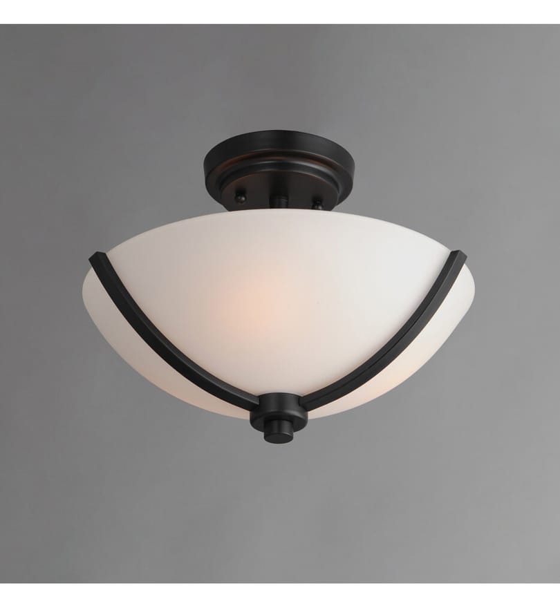 Maxim Lighting - Deven 14" Semi-Flush by Maxim Lighting - Image 4