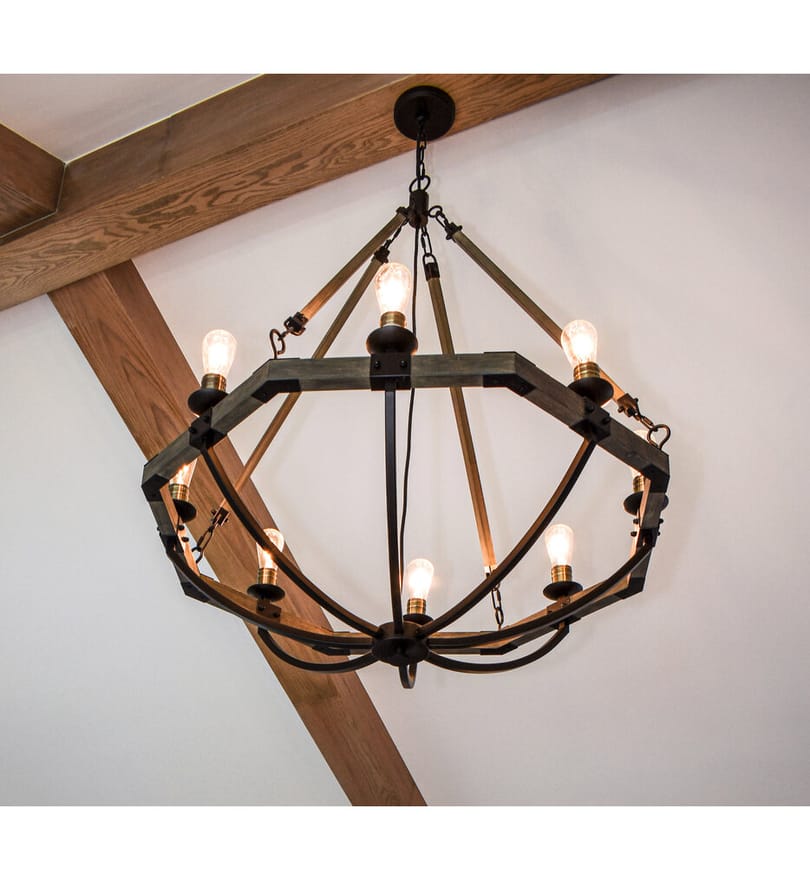 Maxim Lighting - 20338WOBZ - Lodge 38" Chandelier by Maxim Lighting - Image 5