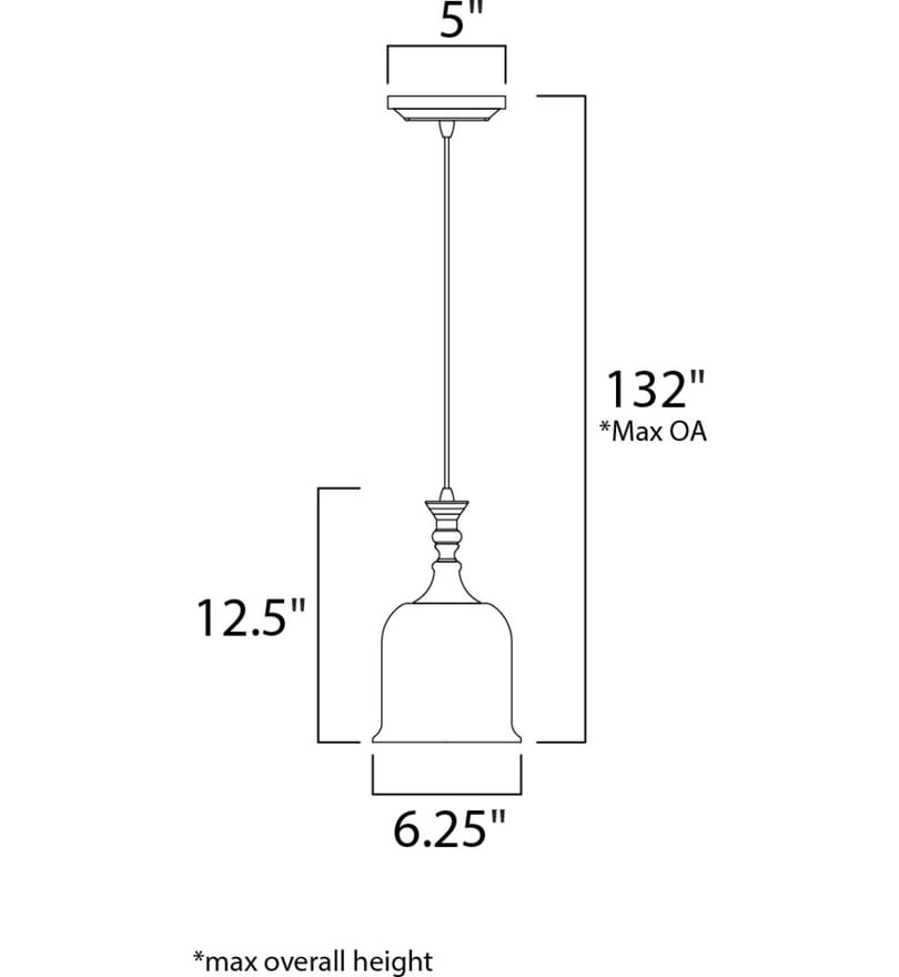 Maxim Lighting - 20471CLPN - Centennial 6.3" Pendant by Maxim Lighting - Image 2