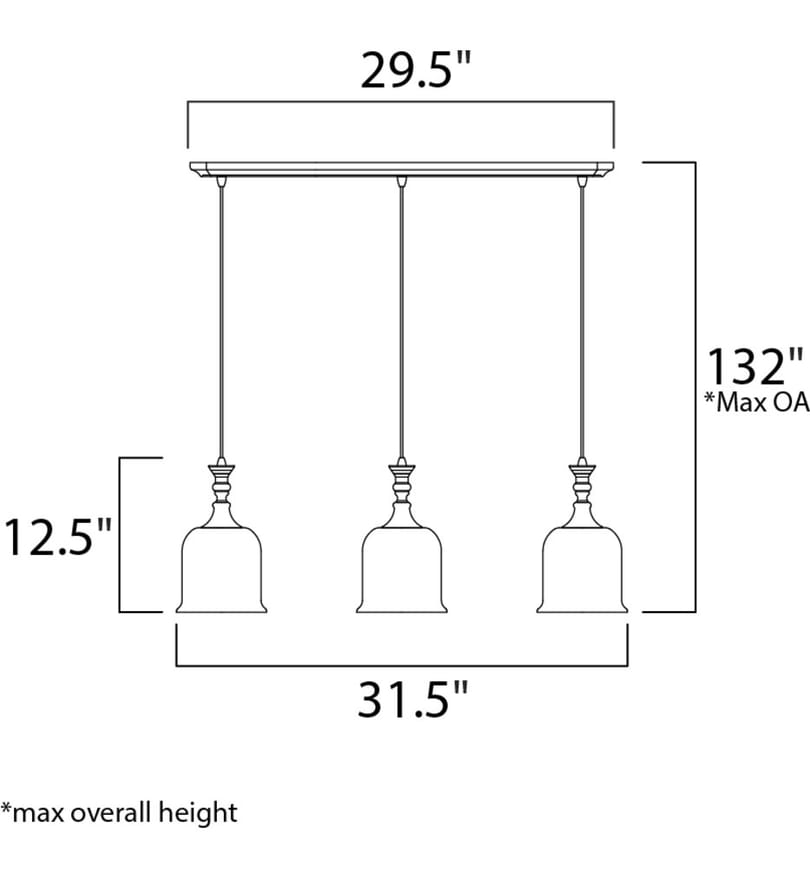 Maxim Lighting - 20473CLPN - Centennial 6.3" Pendant by Maxim Lighting - Image 3