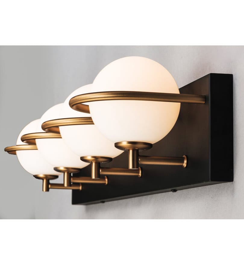 Maxim Lighting - 21604SWBKGLD - Revolve 27.25" Bath Vanity Light by Maxim Lighting - Image 2