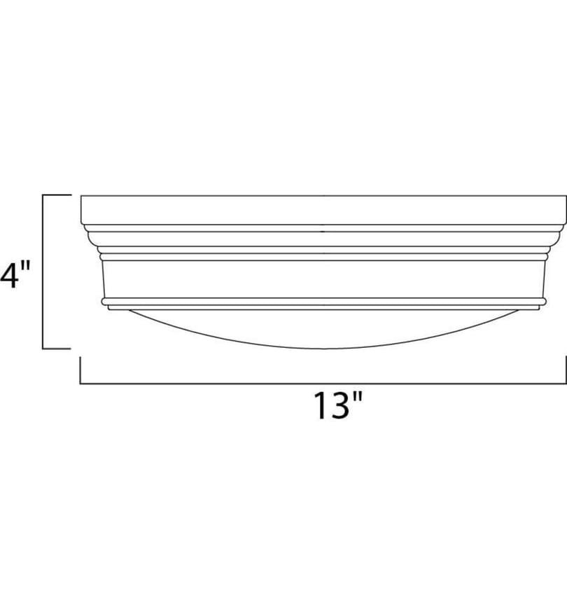 Maxim Lighting - 22370SWNAB - Fairmont 13" Flush Mount by Maxim Lighting - Image 2