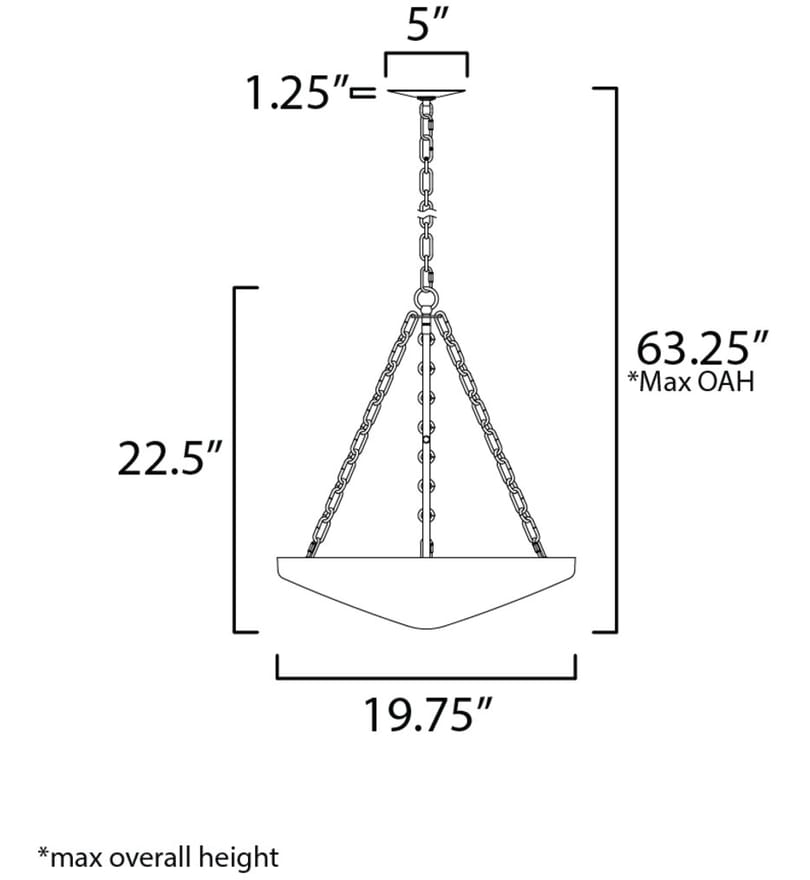 Maxim Lighting - 22454WTNAB - Artemis 19.75" Pendant by Maxim Lighting - Image 4