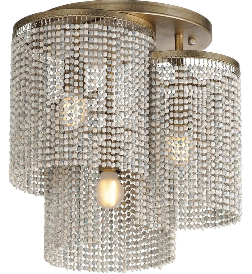 Maxim Lighting - 22463WWDGS - Fontaine 17" Flush Mount by Maxim Lighting