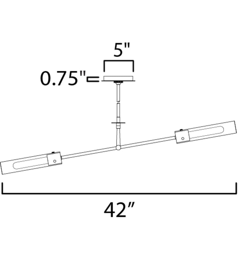 Maxim Lighting - Equilibrium 42" Pendant by Maxim Lighting - Image 5