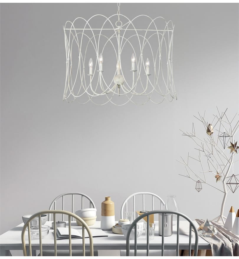 Maxim Lighting - 27596WWT - Trellis 32.25" Chandelier by Maxim Lighting - Image 2
