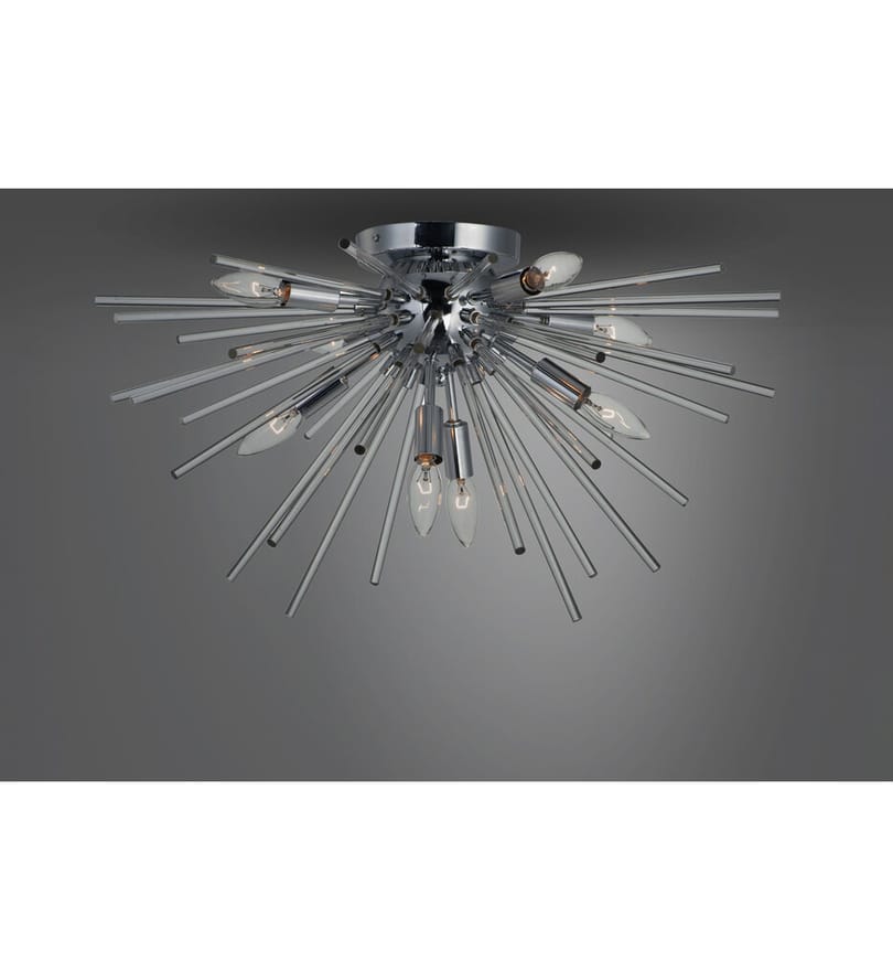 Maxim Lighting - 28660CLPC - Polaris 25" Flush Mount by Maxim Lighting - Image 2
